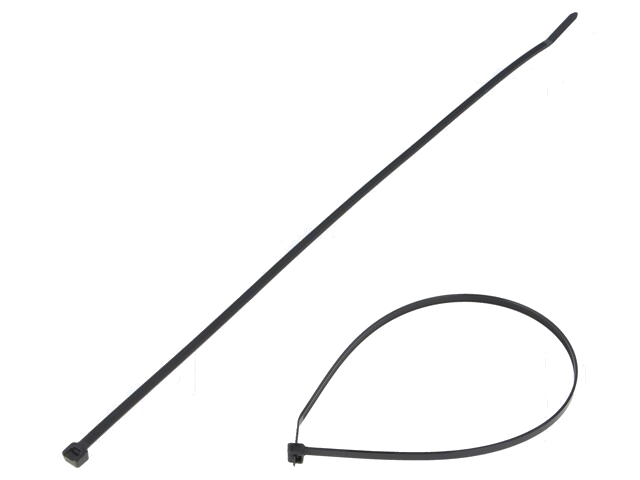 Kabelbinder; L: 368mm; W: 4,8mm; polyamide; 222N; zwart; Ømax: 102mm Kabelbinder; L: 368mm; W: 4,8mm; polyamide; 222N; zwart; Ømax: 102mm